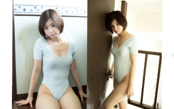 小池里奈   小池里奈 - 禁断の美体：清纯短发女神演绎红裙比基尼与运动连体衣性感写真合集第11张图片