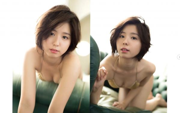 小池里奈   小池里奈 - 禁断の美体：清纯短发女神演绎红裙比基尼与运动连体衣性感写真合集第39张图片