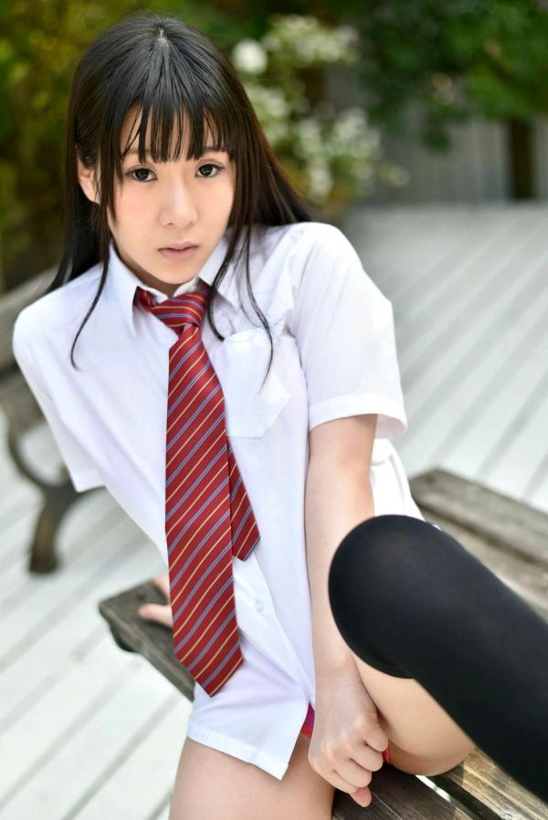 雨宮留菜 雨宫留菜  PB写真集_雨宮留菜《女子校生 萌える絶対領域》——清纯校服制服诱惑与性感比基尼私房写真，童颜巨乳尽显绝美诱惑第61张图片