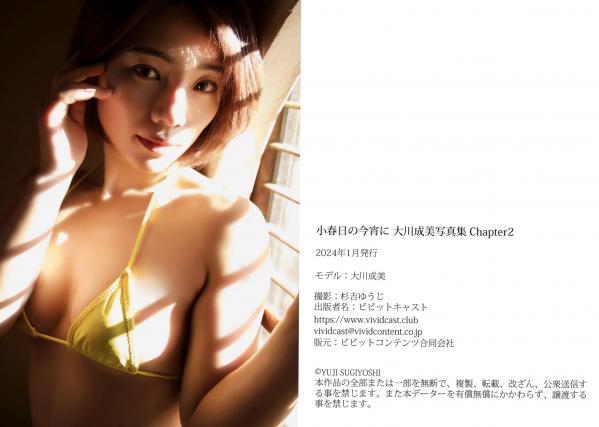 大川成美   大川成美 - 小春日の今宵に Chapter 2：榻榻米房间黄色比基尼诱惑，性感私房写真大尺度美图第25张图片