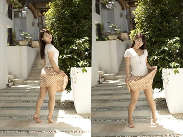 大川成美   大川成美 - 危険な香り：性感私房写真，泳池高叉泳装尽显傲人曲线，日系女神极致的视觉诱惑第1张图片