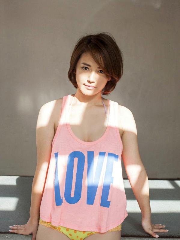 磯山さやか 矶山沙也加  矶山沙也加Sabra写真集《ISO-LADY》精选：清纯短发女神，居家内衣诱惑实拍图集第76张图片