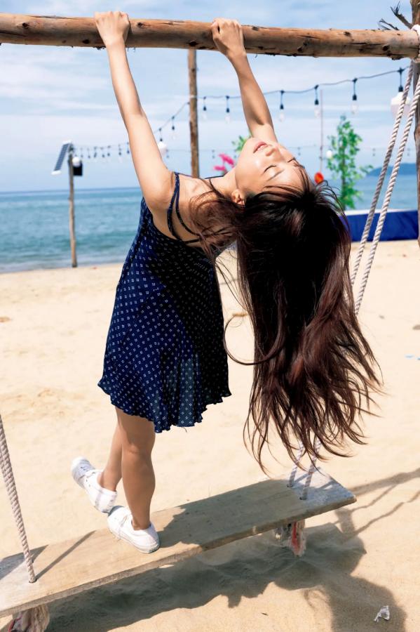 白間美瑠 白间美瑠 白間美瑠 - MERCI 户外泳池湿身黑色比基尼性感写真第65张图片