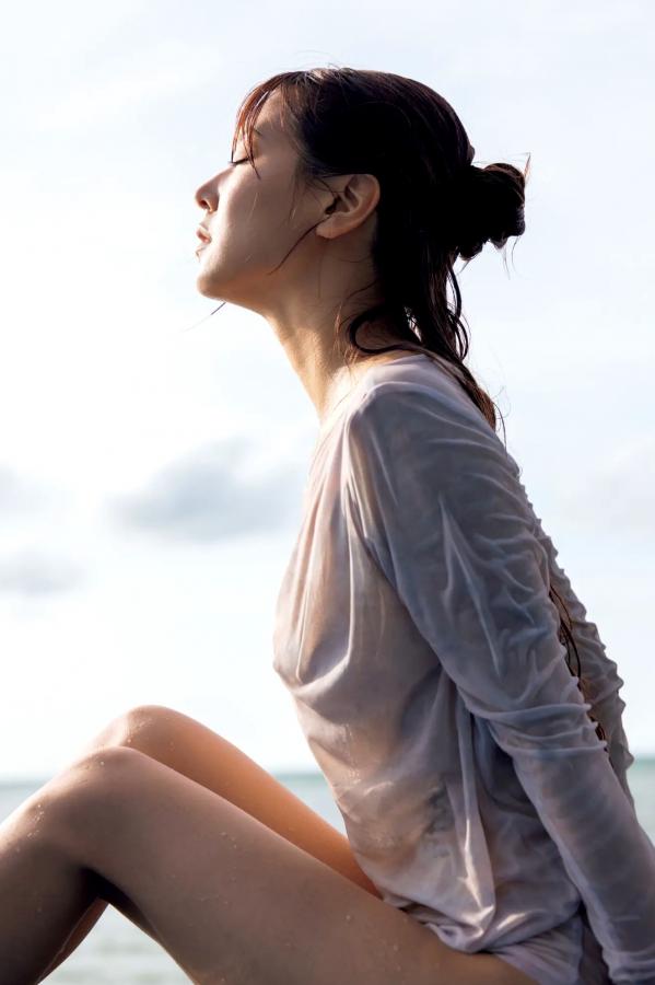 白間美瑠 白间美瑠 白間美瑠 - MERCI 户外泳池湿身黑色比基尼性感写真第94张图片