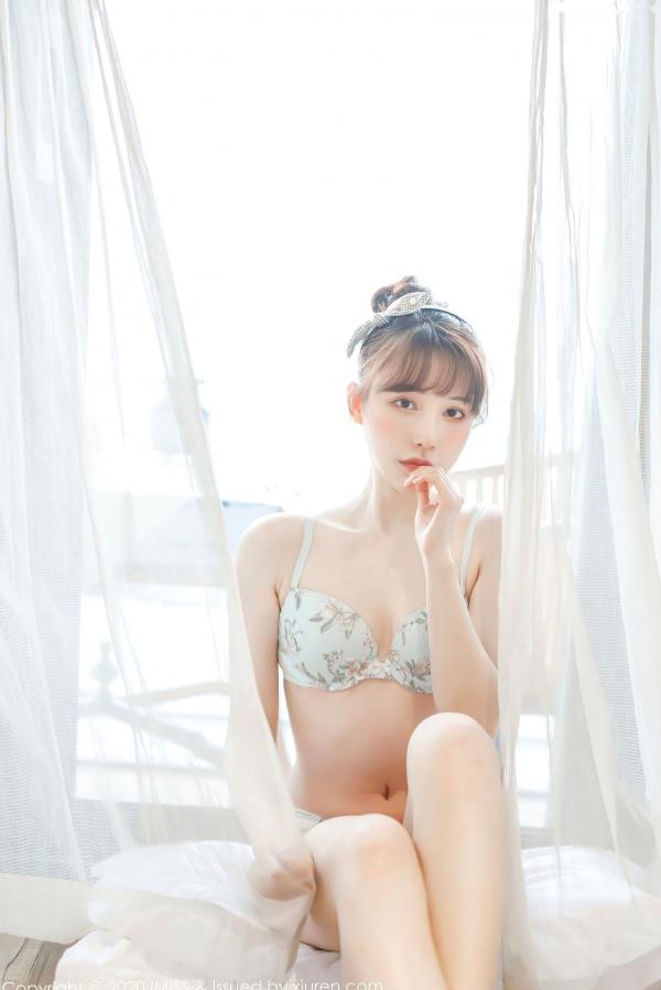 劉奕寧 刘奕宁  IMiss爱蜜社-481-刘奕宁-唯美私房床照, 清新甜美纯欲风, 条纹衬衣性感诱惑, 无圣光大尺度唯美写真第13张图片