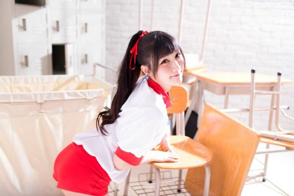 喬喬兒 乔乔儿  台湾模特乔乔儿：孙尚香COSPLAY写真全集，古风战甲与黑丝长腿的碰撞第20张图片