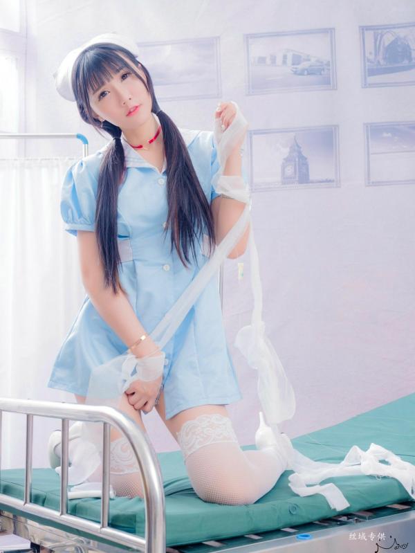 喬喬兒 乔乔儿  台湾正妹喬喬兒《粉蓝護士風》医院场景私房写真集 - 制服诱惑系列第2张图片