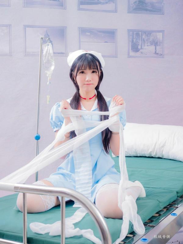 喬喬兒 乔乔儿  台湾正妹喬喬兒《粉蓝護士風》医院场景私房写真集 - 制服诱惑系列第5张图片