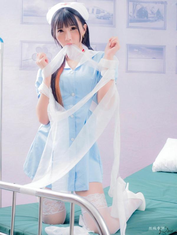 喬喬兒 乔乔儿  台湾正妹喬喬兒《粉蓝護士風》医院场景私房写真集 - 制服诱惑系列第6张图片