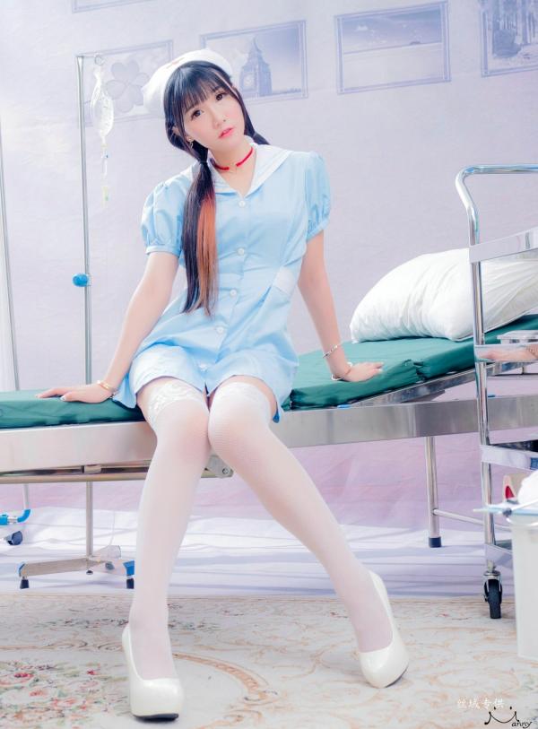 喬喬兒 乔乔儿  台湾正妹喬喬兒《粉蓝護士風》医院场景私房写真集 - 制服诱惑系列第15张图片