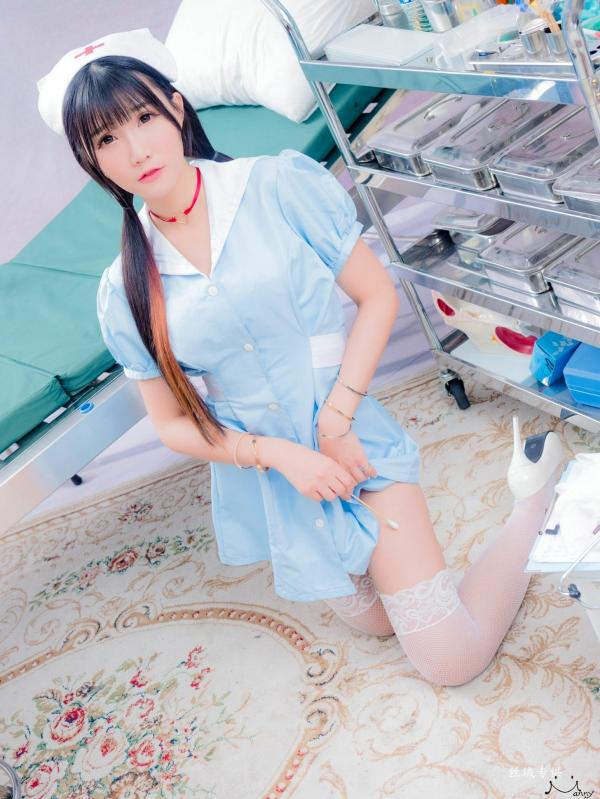 喬喬兒 乔乔儿  台湾正妹喬喬兒《粉蓝護士風》医院场景私房写真集 - 制服诱惑系列第18张图片
