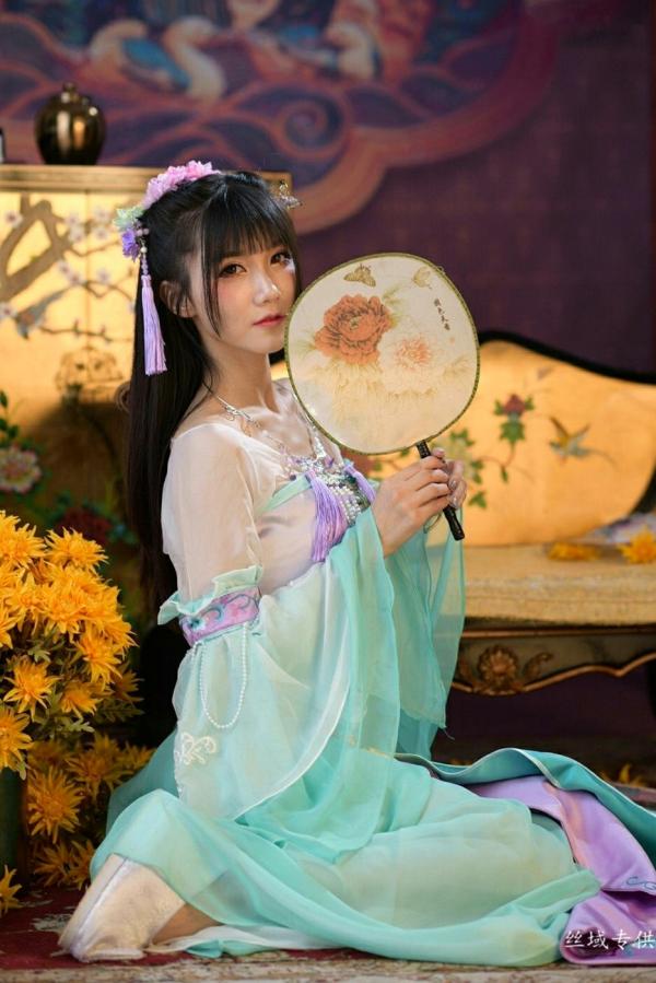 喬喬兒 乔乔儿  台湾正妹乔乔儿唯美写真，古风韵味与日系元气校服少女，带你重温校园初恋般的青春悸动第5张图片