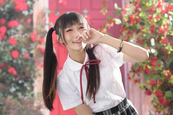喬喬兒 乔乔儿  台湾正妹乔乔儿唯美写真，古风韵味与日系元气校服少女，带你重温校园初恋般的青春悸动第16张图片