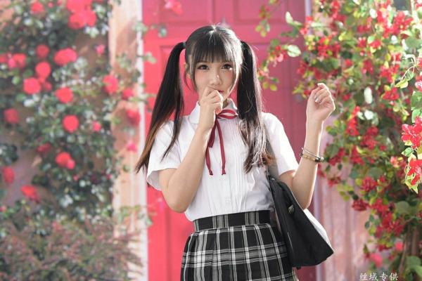 喬喬兒 乔乔儿  台湾正妹乔乔儿唯美写真，古风韵味与日系元气校服少女，带你重温校园初恋般的青春悸动第20张图片