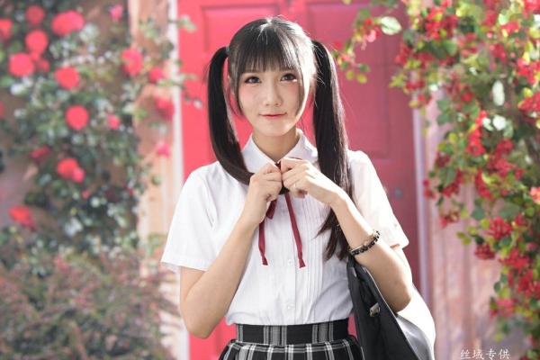 喬喬兒 乔乔儿  台湾正妹乔乔儿唯美写真，古风韵味与日系元气校服少女，带你重温校园初恋般的青春悸动第22张图片