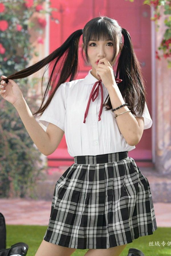 喬喬兒 乔乔儿  台湾正妹乔乔儿唯美写真，古风韵味与日系元气校服少女，带你重温校园初恋般的青春悸动第27张图片
