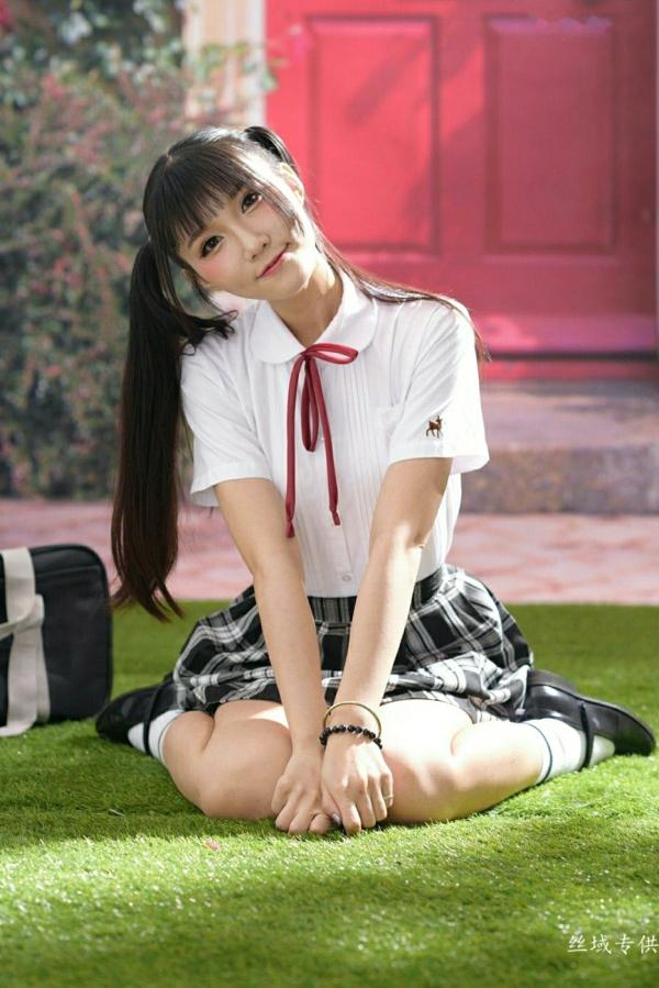 喬喬兒 乔乔儿  台湾正妹乔乔儿唯美写真，古风韵味与日系元气校服少女，带你重温校园初恋般的青春悸动第28张图片