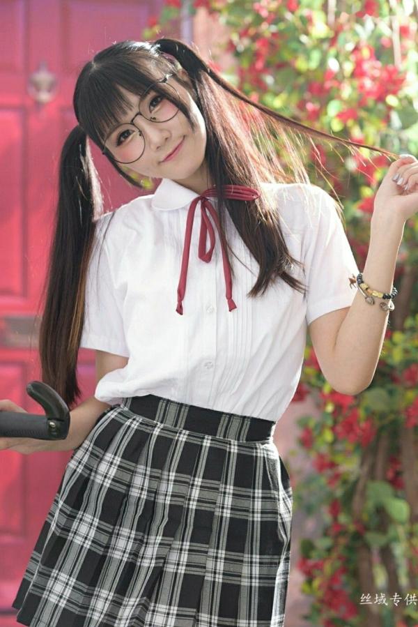 喬喬兒 乔乔儿  台湾正妹乔乔儿唯美写真，古风韵味与日系元气校服少女，带你重温校园初恋般的青春悸动第32张图片