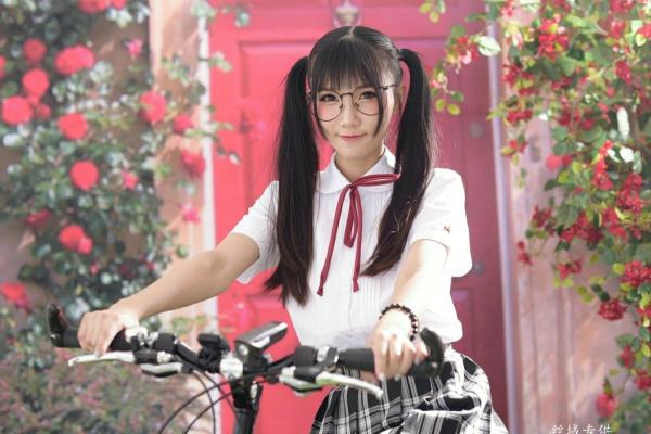 喬喬兒 乔乔儿  台湾正妹乔乔儿唯美写真，古风韵味与日系元气校服少女，带你重温校园初恋般的青春悸动第37张图片
