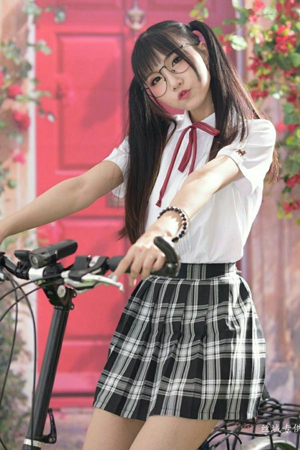 喬喬兒 乔乔儿  台湾正妹乔乔儿唯美写真，古风韵味与日系元气校服少女，带你重温校园初恋般的青春悸动第44张图片