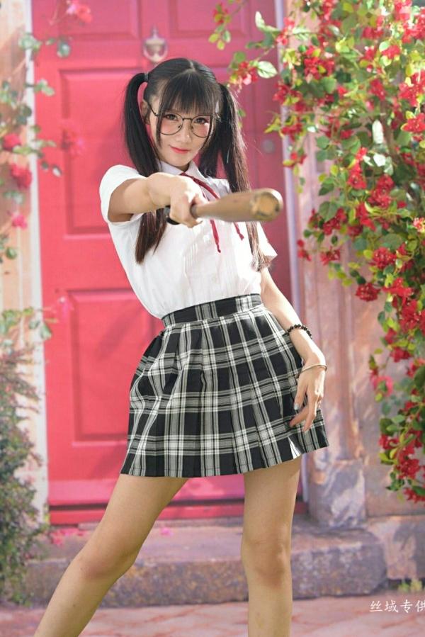 喬喬兒 乔乔儿  台湾正妹乔乔儿唯美写真，古风韵味与日系元气校服少女，带你重温校园初恋般的青春悸动第51张图片