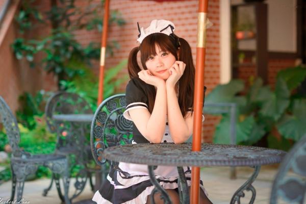 ベッキー   台湾正妹Becky中央大学户外写真，清纯校服与甜美女仆装角色扮演 [92P]第29张图片