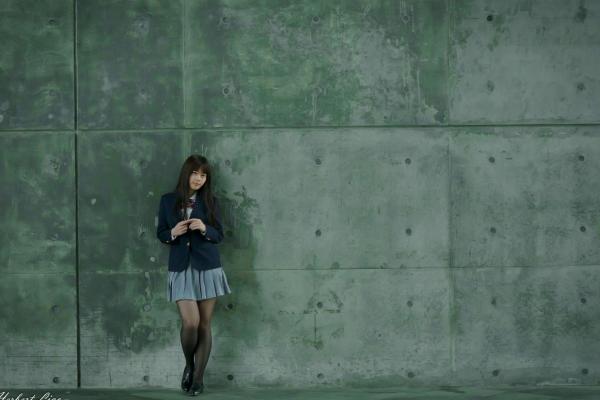 ベッキー   台湾正妹Becky实践大学校服写真，jk制服气质学妹清纯街拍第3张图片