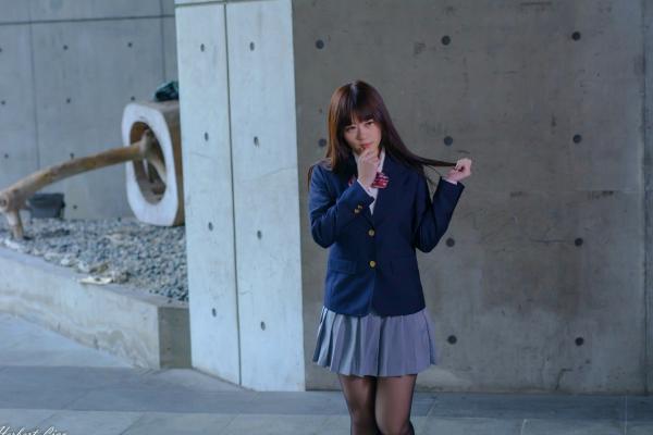 ベッキー   台湾正妹Becky实践大学校服写真，jk制服气质学妹清纯街拍第29张图片