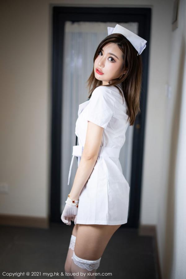 綺裡嘉 绮里嘉 绮里嘉的杭州旅拍 护士制服主题系列第10张图片