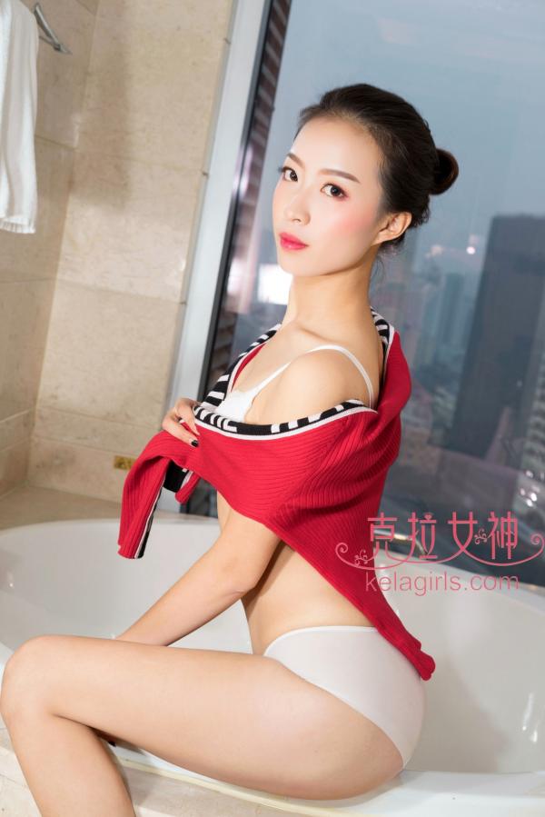 谢馥羽   KelaGirls克拉女神-2018.07.04-小羽《欲拒还休》浴室私房性感写真第18张图片