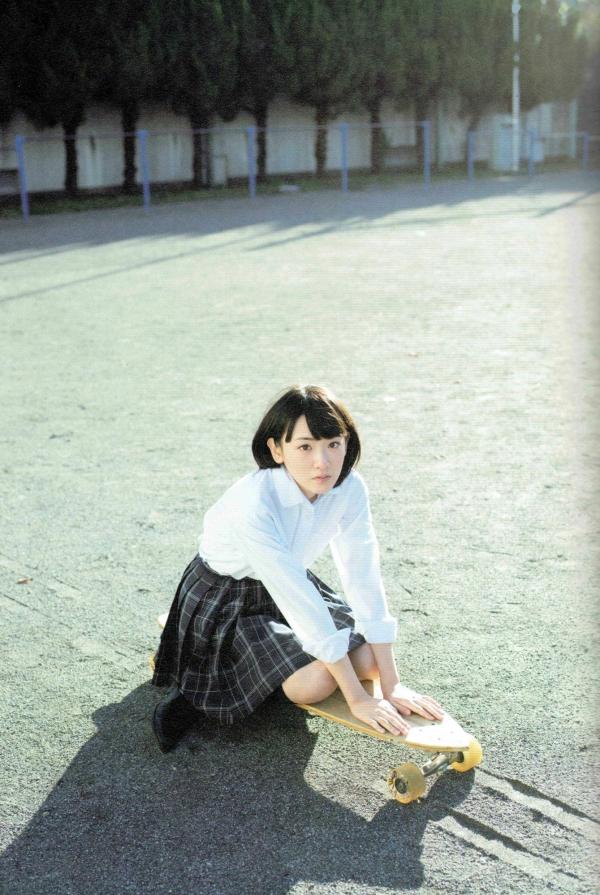 生駒里奈 生驹里奈  生驹里奈《君の足跡》写真精选：海边校园清纯校服主题，元气少女治愈系影像第56张图片