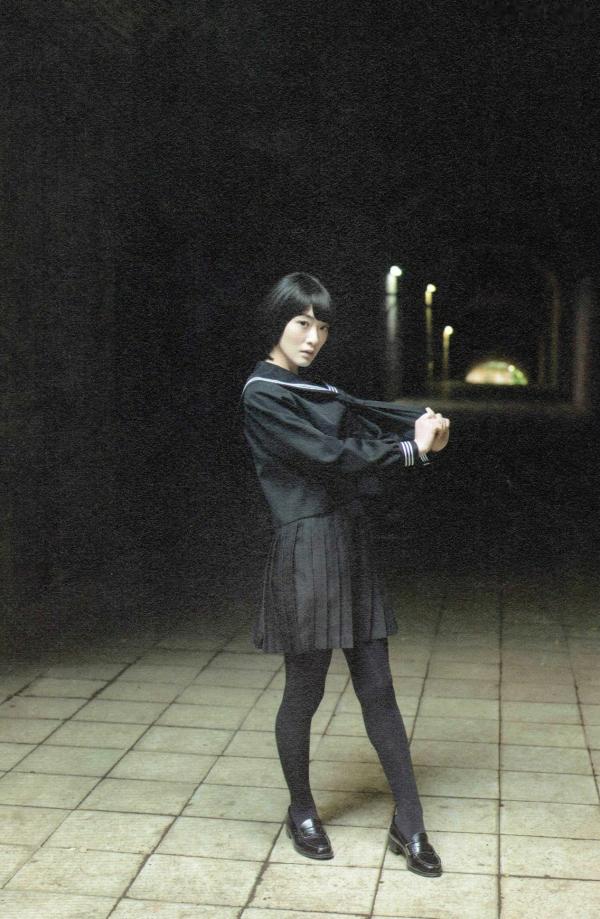 生駒里奈 生驹里奈  生驹里奈《君の足跡》写真精选：海边校园清纯校服主题，元气少女治愈系影像第113张图片