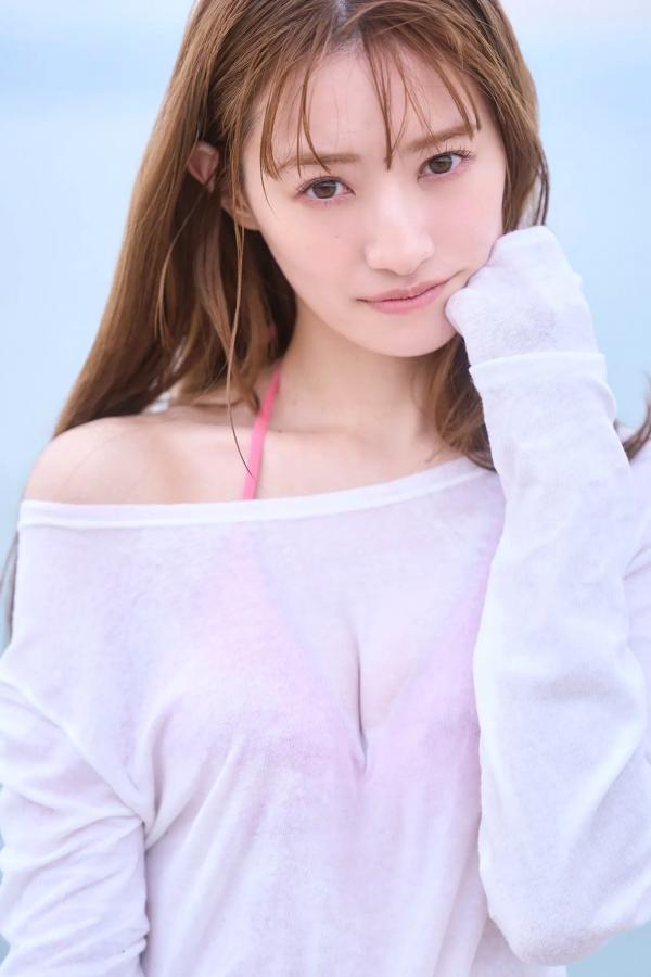 中田花奈   中田花奈《花ほころぶ》海边比基尼与温泉湿身清纯性感写真第23张图片