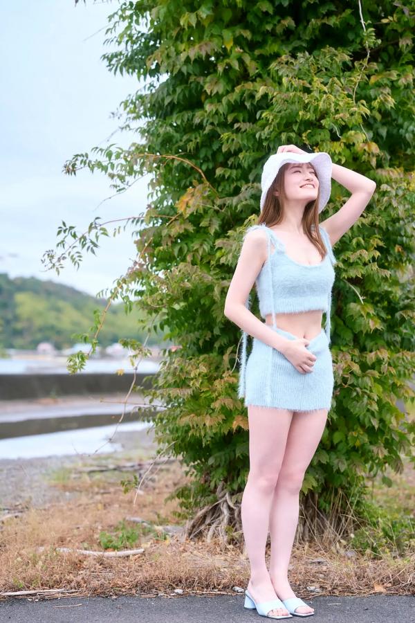 中田花奈   中田花奈《花ほころぶ》海边比基尼与温泉湿身清纯性感写真第58张图片
