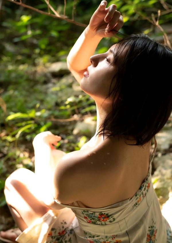 相楽伊織 相乐伊织  相楽伊織 - RE浮泳夢 - FEM All Another Edition - 清新短发泳装写真，海边花丛浪漫柔情，撩人气质迷人曲线，性感私房大片第90张图片