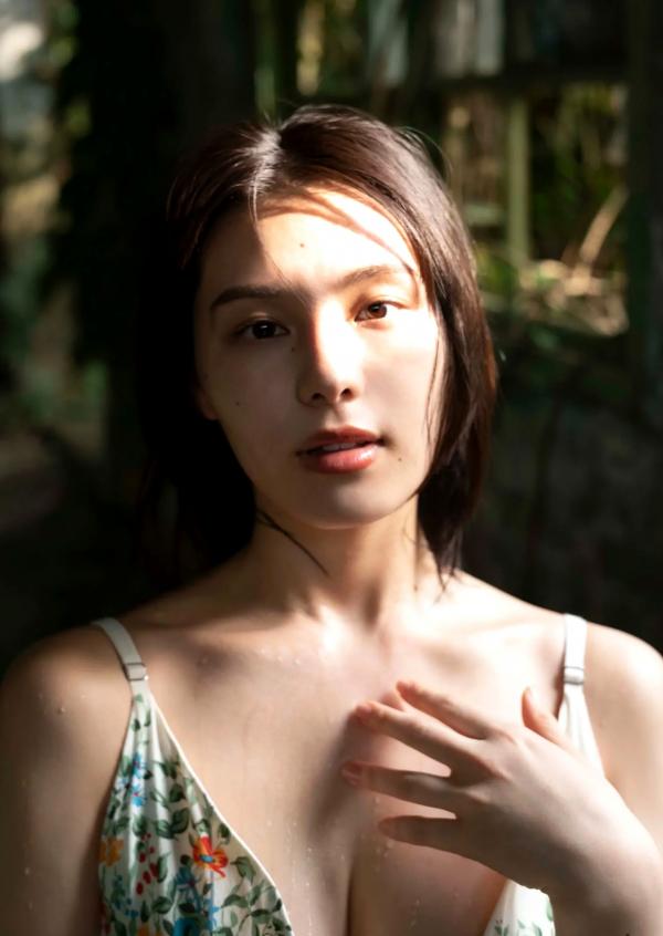 相楽伊織 相乐伊织  相楽伊織 - RE浮泳夢 - FEM All Another Edition - 清新短发泳装写真，海边花丛浪漫柔情，撩人气质迷人曲线，性感私房大片第92张图片