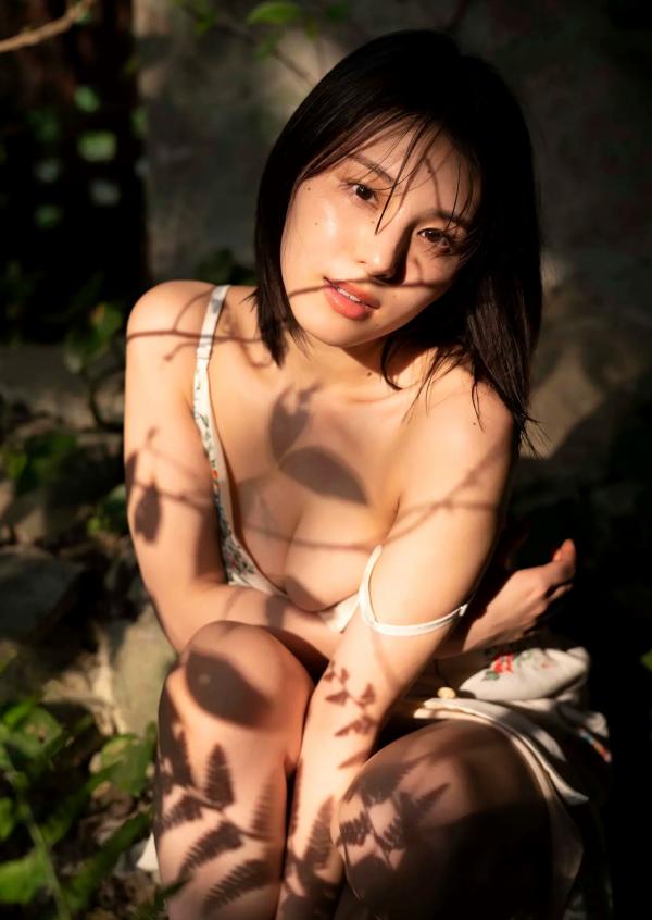 相楽伊織 相乐伊织  相楽伊織 - RE浮泳夢 - FEM All Another Edition - 清新短发泳装写真，海边花丛浪漫柔情，撩人气质迷人曲线，性感私房大片第94张图片