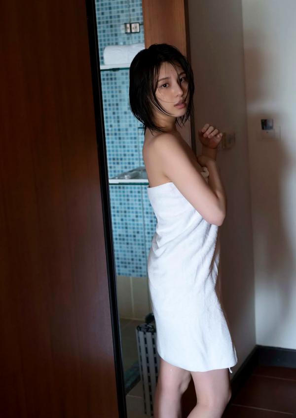 相楽伊織 相乐伊织  相楽伊織 - RE浮泳夢 - FEM All Another Edition - 清新短发泳装写真，海边花丛浪漫柔情，撩人气质迷人曲线，性感私房大片第97张图片