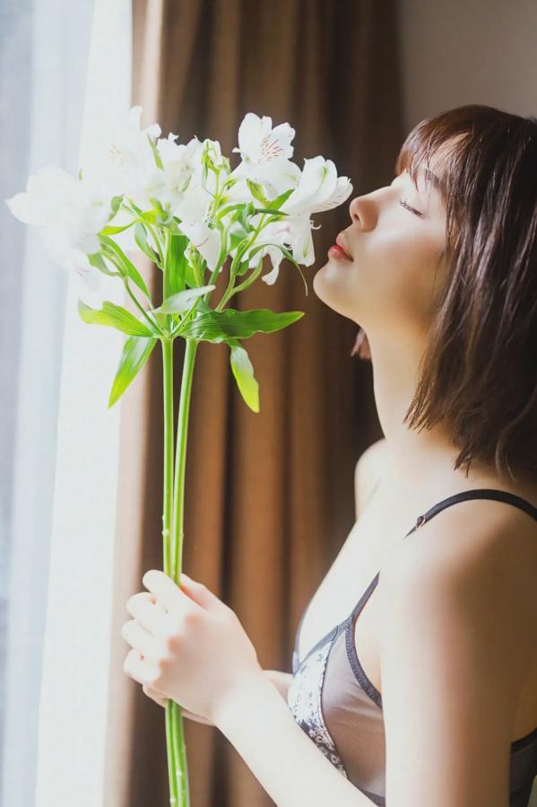 北野瑠華 北野瑠华 北野瑠華 - 誘惑の華：日本清纯女神居家内衣性感私房照第50张图片