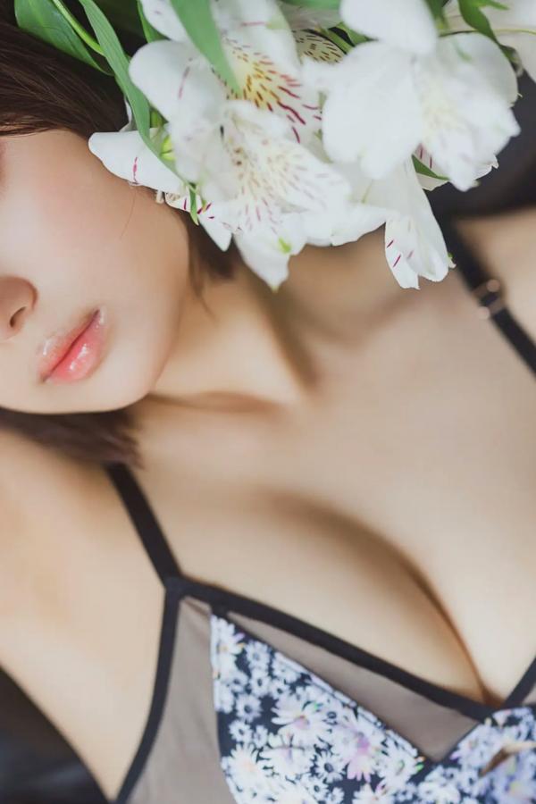 北野瑠華 北野瑠华 北野瑠華 - 誘惑の華：日本清纯女神居家内衣性感私房照第55张图片