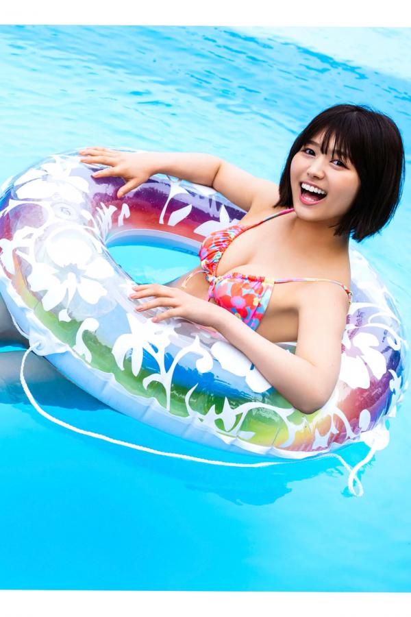 北野瑠華 北野瑠华 北野瑠華《波間に誘われて》清爽泳池比基尼与性感私房写真第69张图片