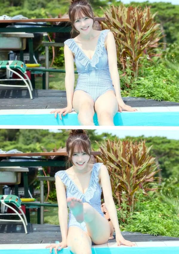 込山榛香   込山榛香 - 清纯甜美私房写真，室内蕾丝内衣与浴室泡沫诱惑，元气少女的夏日治愈系迷人瞬间第12张图片