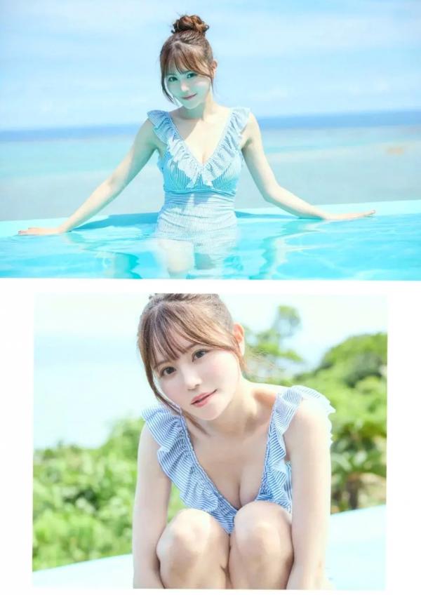 込山榛香   込山榛香 - 清纯甜美私房写真，室内蕾丝内衣与浴室泡沫诱惑，元气少女的夏日治愈系迷人瞬间第14张图片