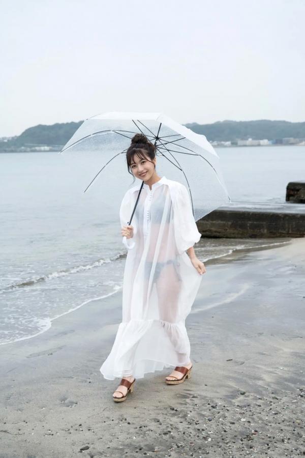 篠崎彩奈 筱崎彩奈 篠崎彩奈 - 濡れ肌をあたためて：日本清纯女神室内性感内衣与户外湿身私房写真第7张图片