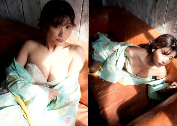 葉月あや 叶月彩  Exciting Girls 葉月あや高清写真集 Vol.1：性感紧身蓝裙与大胆白色蕾丝连体衣，尽显极致诱惑曲线与御姐魅力第36张图片