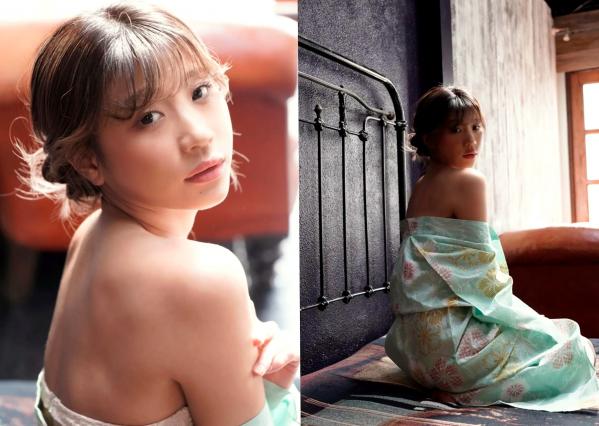 葉月あや 叶月彩  Exciting Girls 葉月あや高清写真集 Vol.1：性感紧身蓝裙与大胆白色蕾丝连体衣，尽显极致诱惑曲线与御姐魅力第42张图片