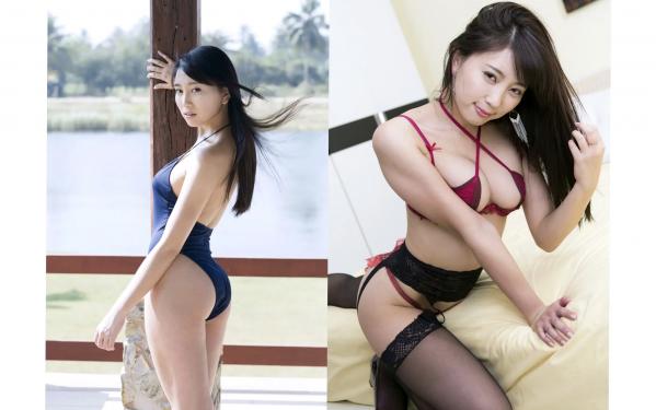 森咲智美   森咲智美 - 甘い誘い (ラビリンス)：深蓝连体泳衣与黑丝内衣私房照，展现极致性感魅力，完美演绎多面女神风格第54张图片