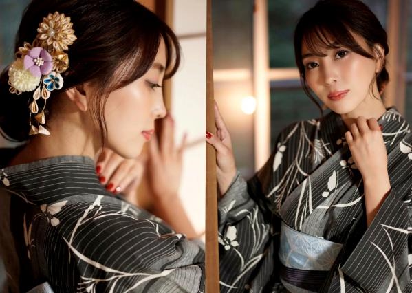 森咲智美   Exciting Girls 森咲智美数码写真集vol.1：诱惑红色吊带装与紫色比基尼，酒吧唯美性感写真，极致身材令人窒息第43张图片