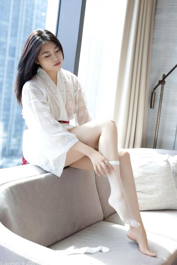 许诺Sabrina   [IMiss]爱蜜社 2025.08.14 Vol.798 许诺Sabrina私房写真，日系和服诱惑蕾丝内衣丝袜特辑 [60P]第7张图片