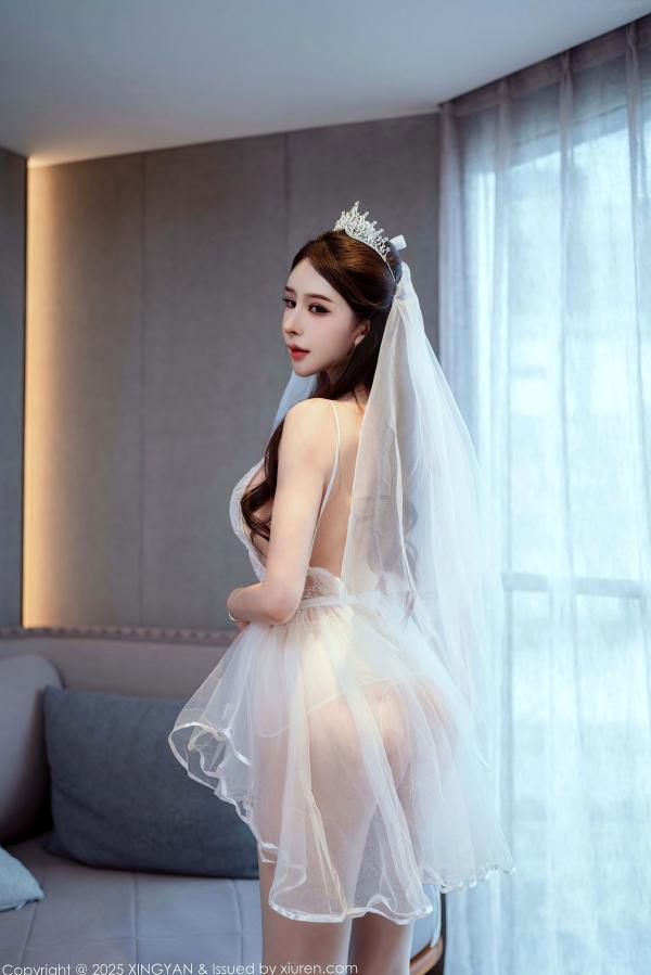 李丽莎   XingYan星颜社388期：李丽莎白色婚纱主题，精致蕾丝内衣演绎极致纯欲诱惑，无圣光大尺度私房写真集锦，展现成熟女性柔美魅力第12张图片
